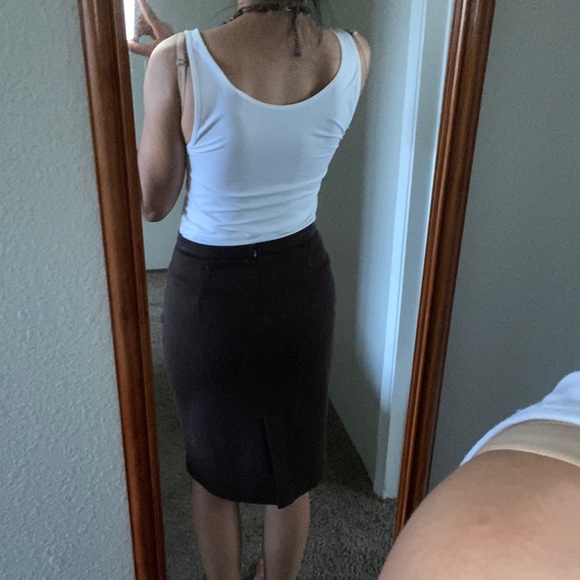 Chocolate brown skirt- Michael Kors - Picture 7 of 8